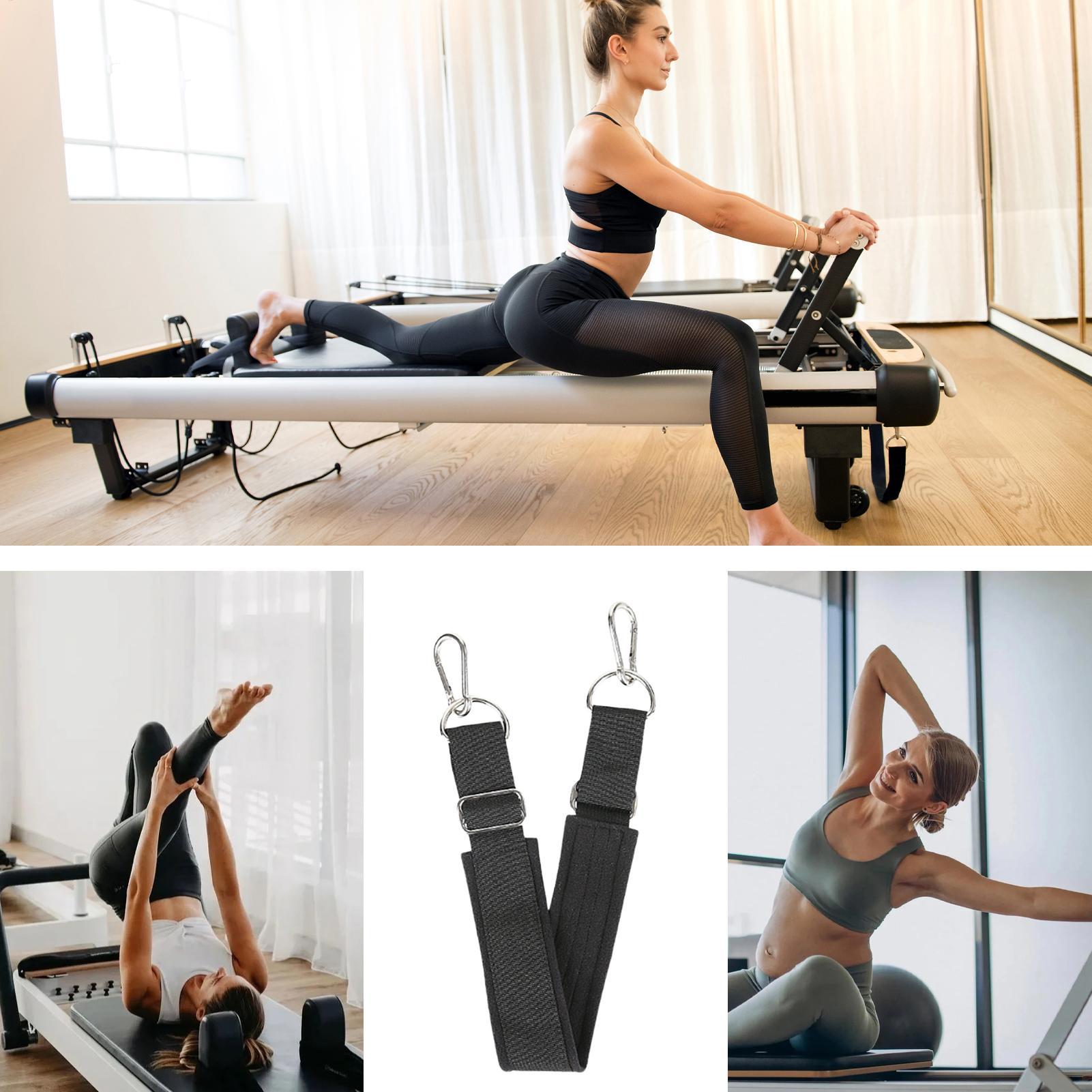 Pilates Yoga Reformer - Pilates Footstrap Thickened Adjustable Non-Slip Heavy-Duty