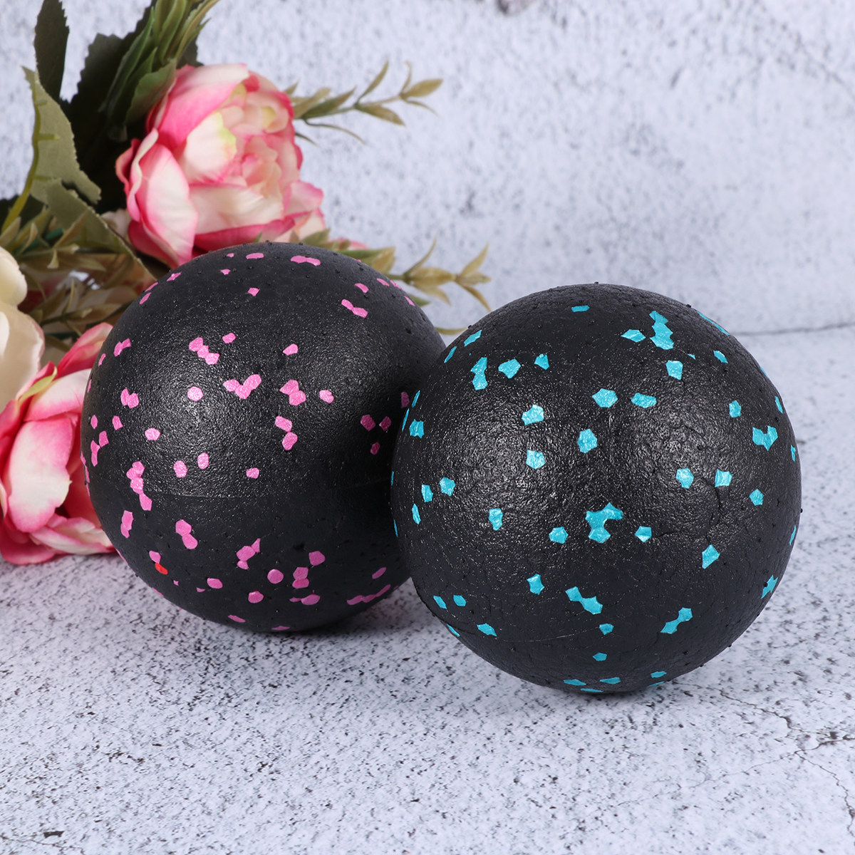 Pilates Yoga Ball Exercises - 2Pcs Yoga Auxiliary Ball Fitness Exercise