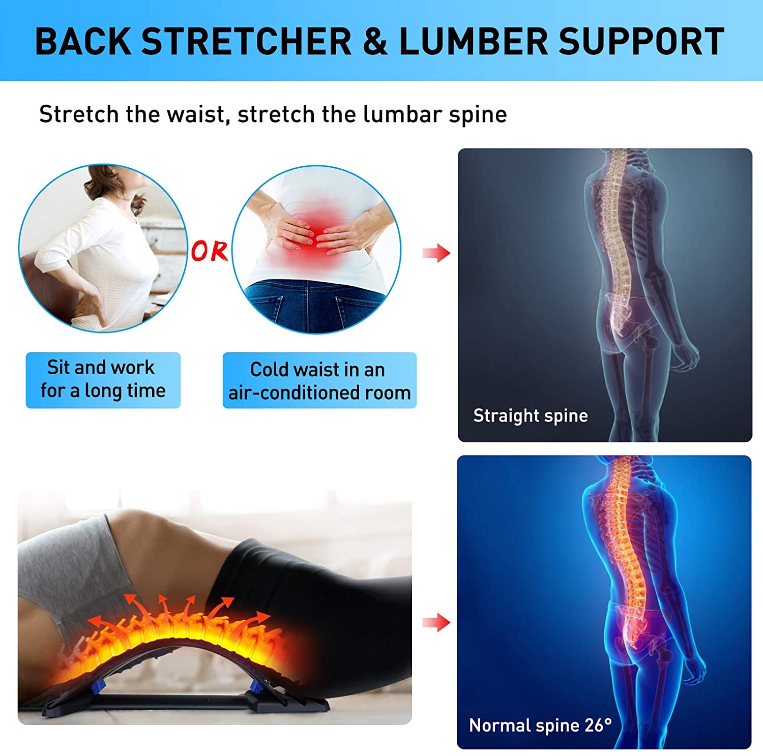 Magnet Massage Set Up Benches  - Posture Pole Corrector 评论和价格