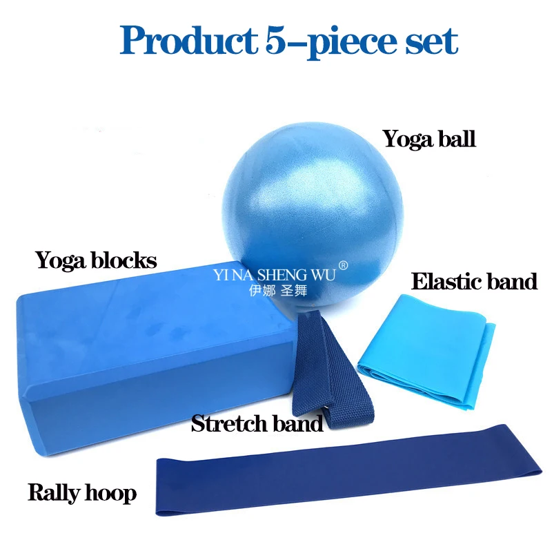 Yoga Starter Kit 5pc Set Yoga  - Pilates Yoga Ball Exercises 评论和价格