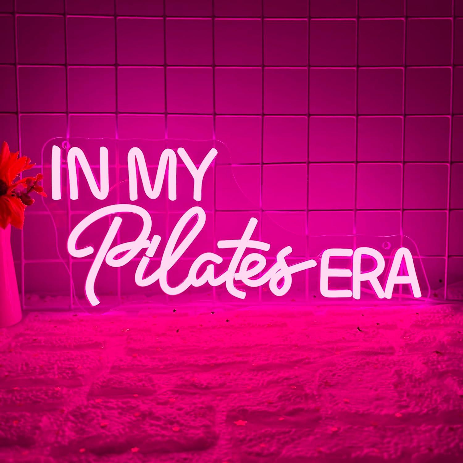 In My Pilates Era Neon Sign Di - Pilates Yoga Room 评论和价格