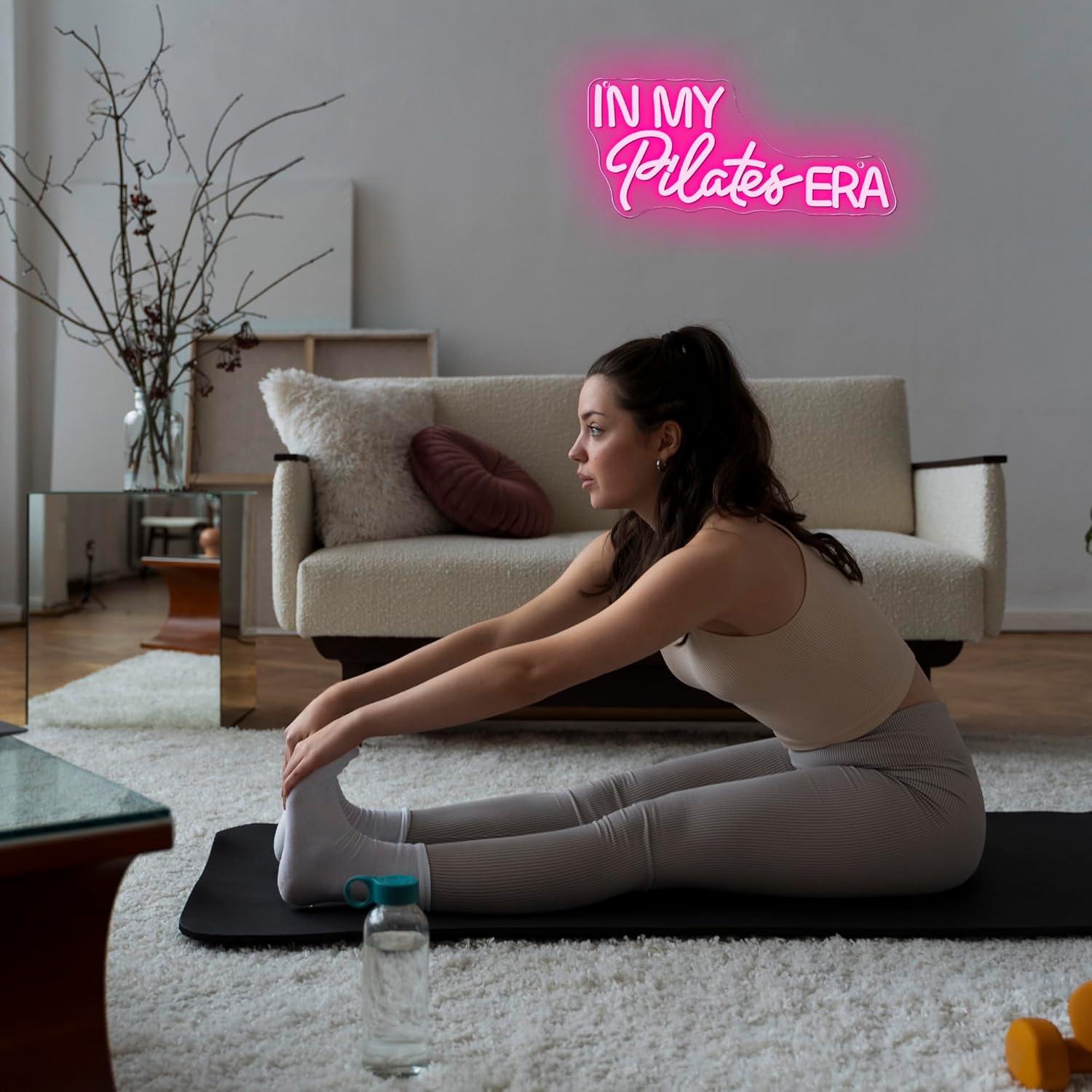 In My Pilates Era Neon Sign Di - Pilates Yoga Room 评论和价格