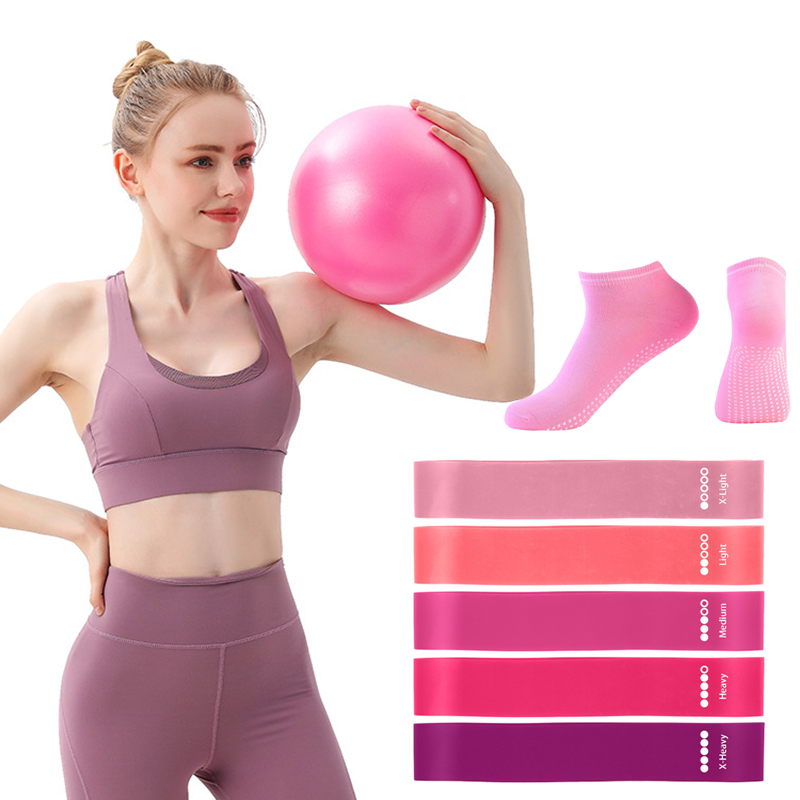 Pilates Ball Resistance Bands  - Pilates Yoga Ball Exercises 评论和价格