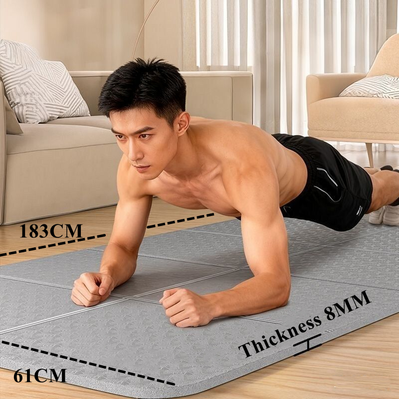 Folding Mat 183x61x0.8cm Eco-F - Pilates Yoga Mat Workout 评论和价格
