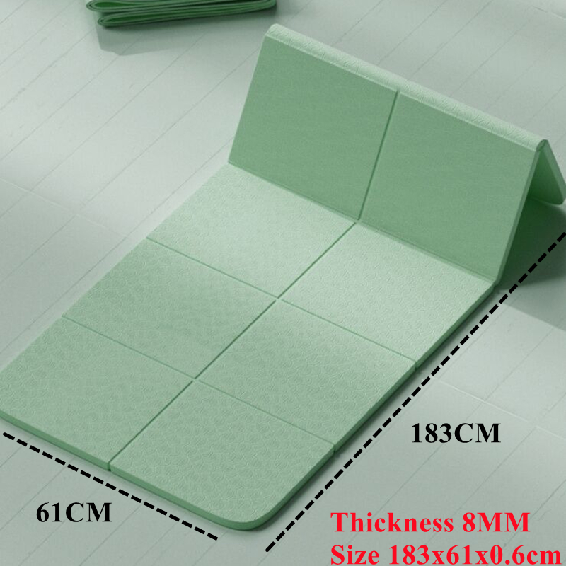 Folding Mat 183x61x0.8cm Eco-F - Pilates Yoga Mat Workout 评论和价格