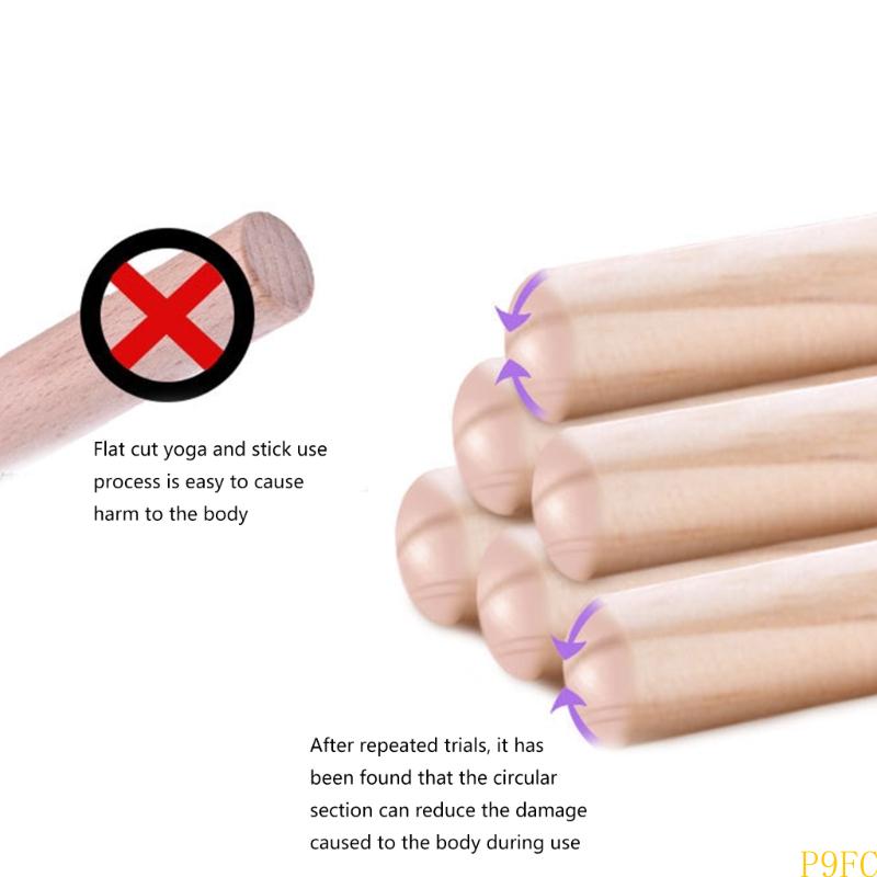 Wood Yoga Training Stick Corre - Posture Pole Corrector 评论和价格