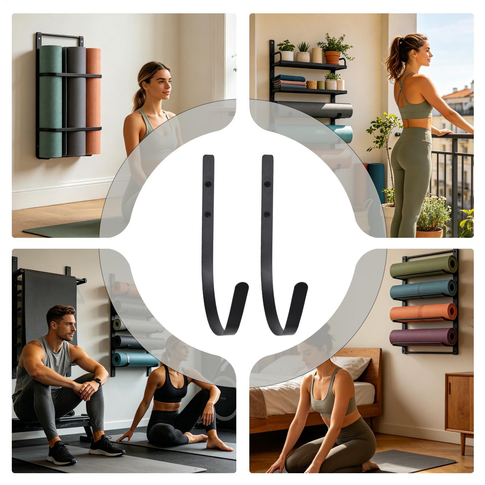 Yoga Mat Holder Wall Mount Wor - Pilates Yoga Garage 评论和价格