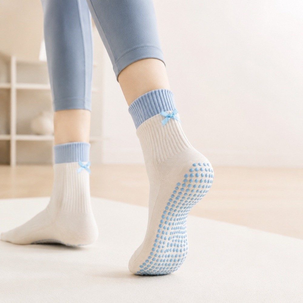 New Cotton Yoga Socks Non Slip - Pilates Yoga Y Barre 评论和价格