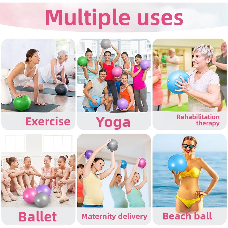 PVC Mini Exercise Ball for Yog - Pilates Yoga Ball Exercises 评论和价格