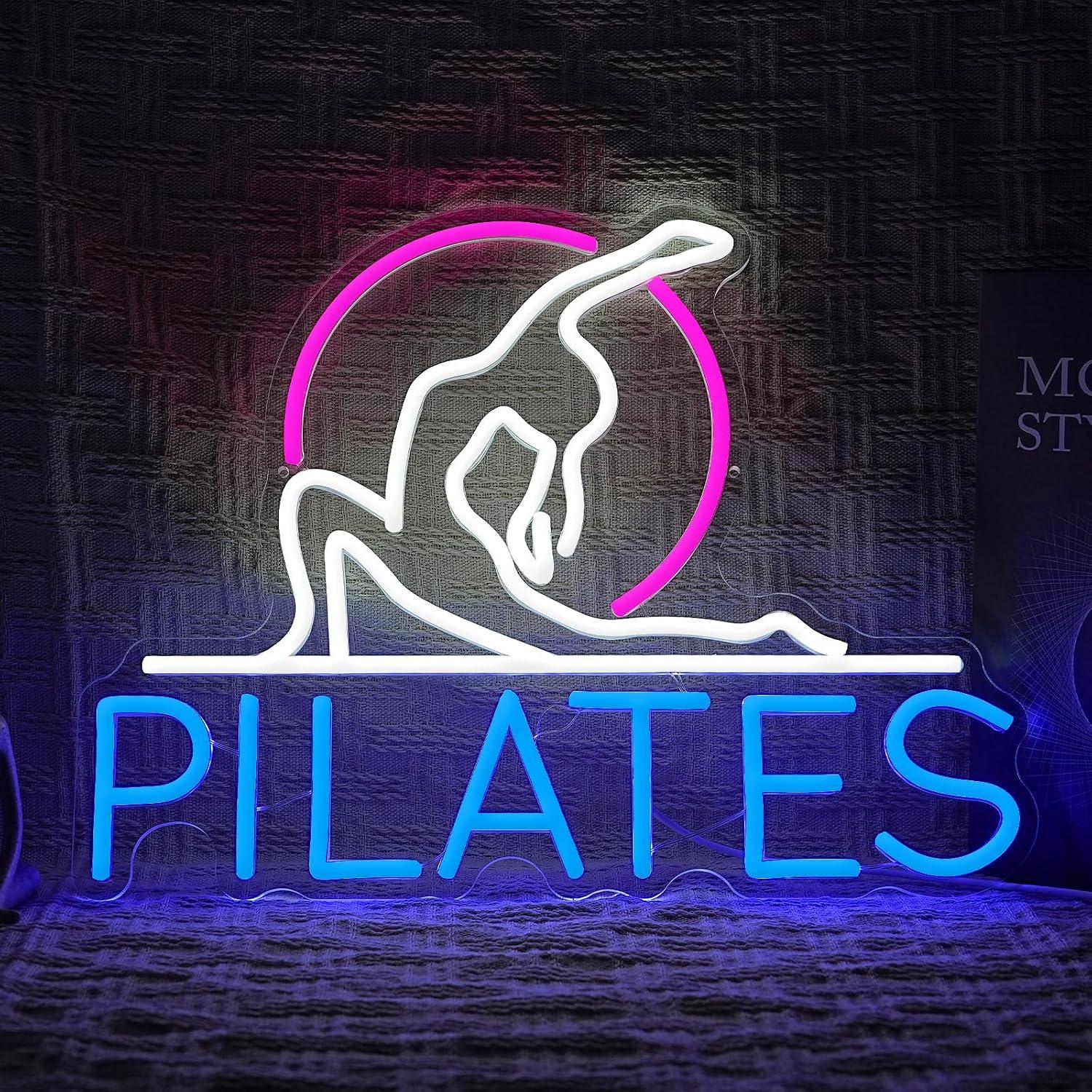 Yoga Pilates Neon Sign Dimmabl - Pilates Yoga Room 评论和价格