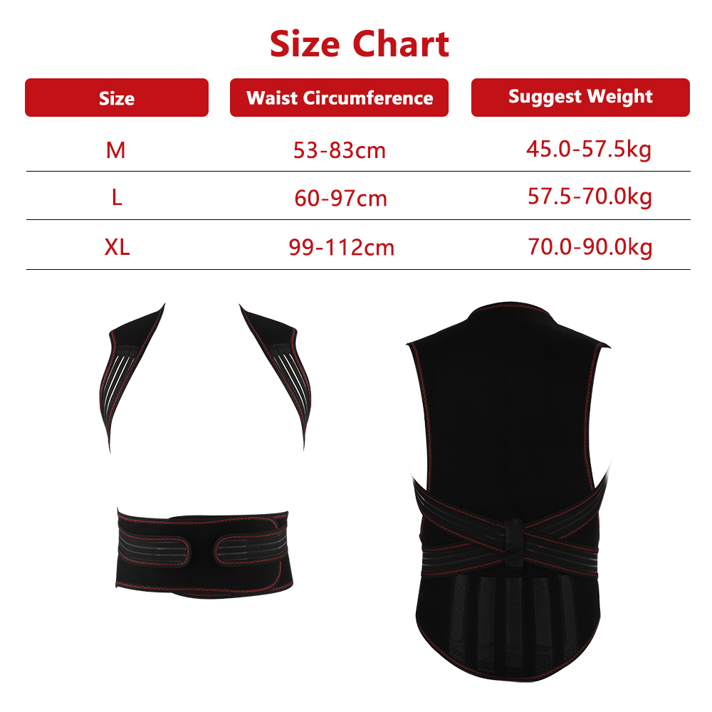 Self Heating Back Support Wais - Posture Pole Corrector 评论和价格