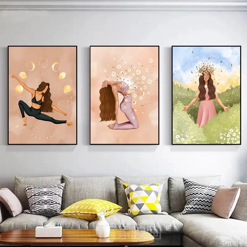 Boho Pilates Exercise Woman Yo - Pilates Yoga Room 评论和价格