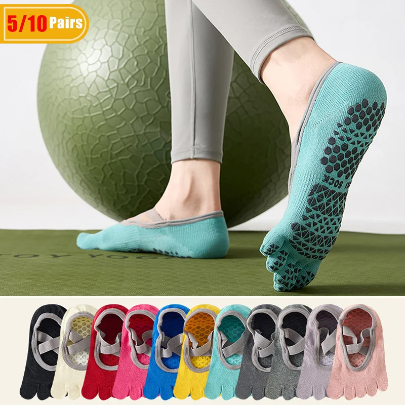 5/10 Pairs Women's Cotton Yoga - Pilates Is Yoga 评论和价格