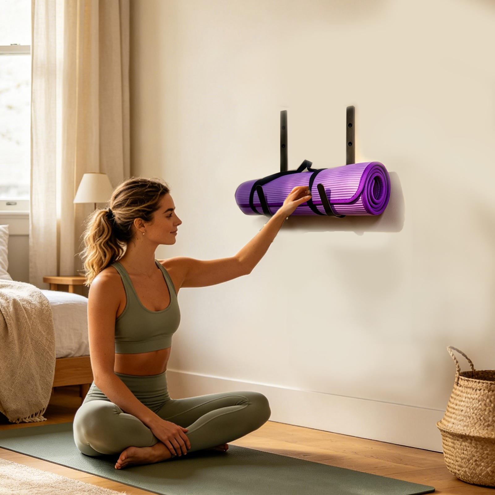 Yoga Mat Hanger Foam Roller Sh - Pilates Yoga Garage 评论和价格
