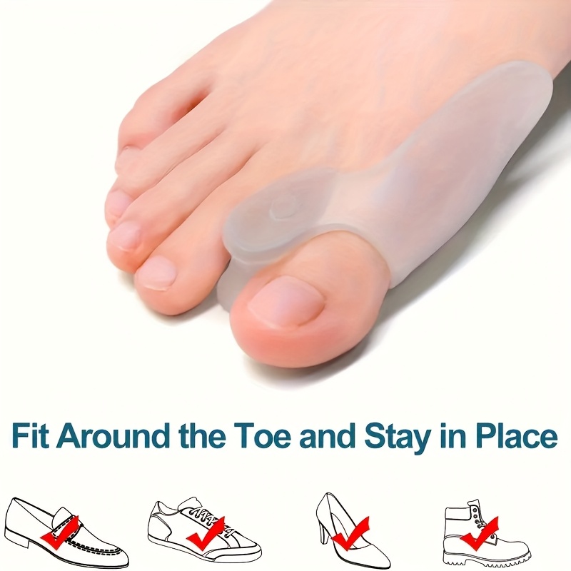 1 pair of silicone toe covers, - Toe Separator Silicon 评论和价格