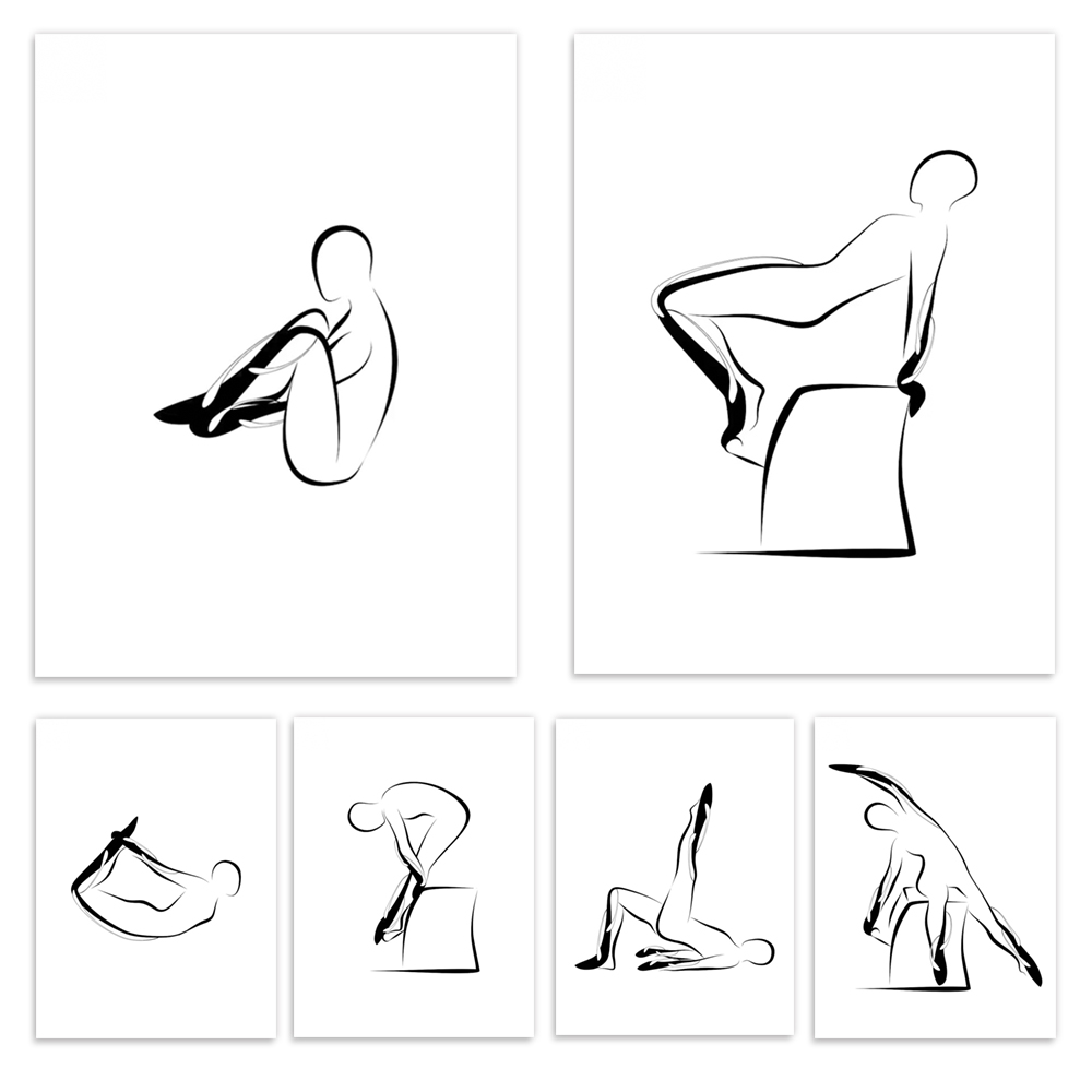 Pilates posters, Pilates push- - Pilates Yoga Room 评论和价格
