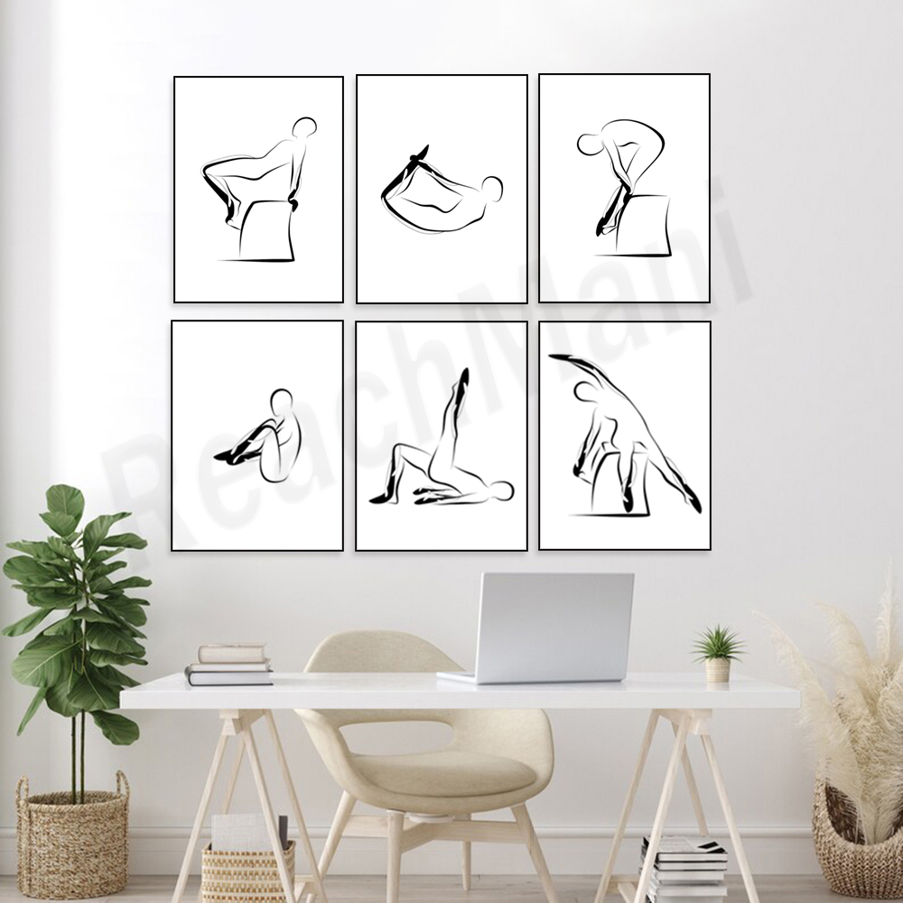 Pilates posters, Pilates push- - Pilates Yoga Room 评论和价格