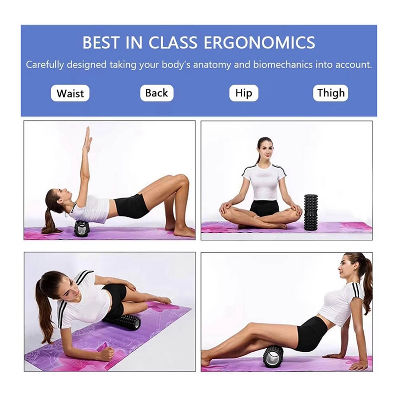 5 in 1 Yoga Foam Roller Muscle - Pilates Yoga Ball Exercises 评论和价格