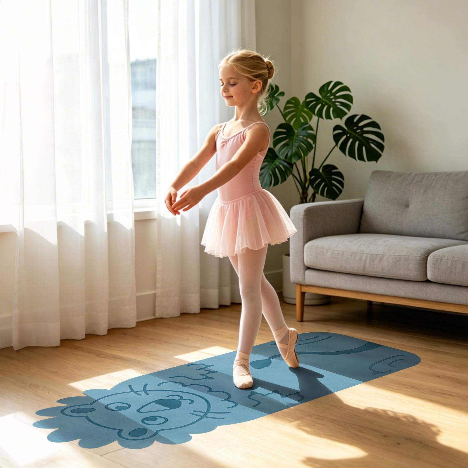 Child Yoga Mat Pilates Cartoon - Pilates Yoga Room 评论和价格