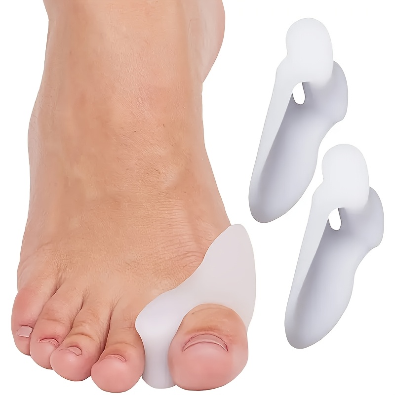 1 Pair Unisex Silicone Toe Cov - Toe Separator Silicon 评论和价格