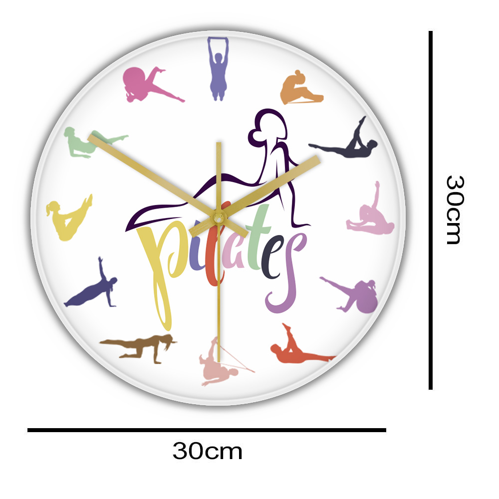 Pilates Pose Colorful Print Wa - Pilates Yoga Room 评论和价格