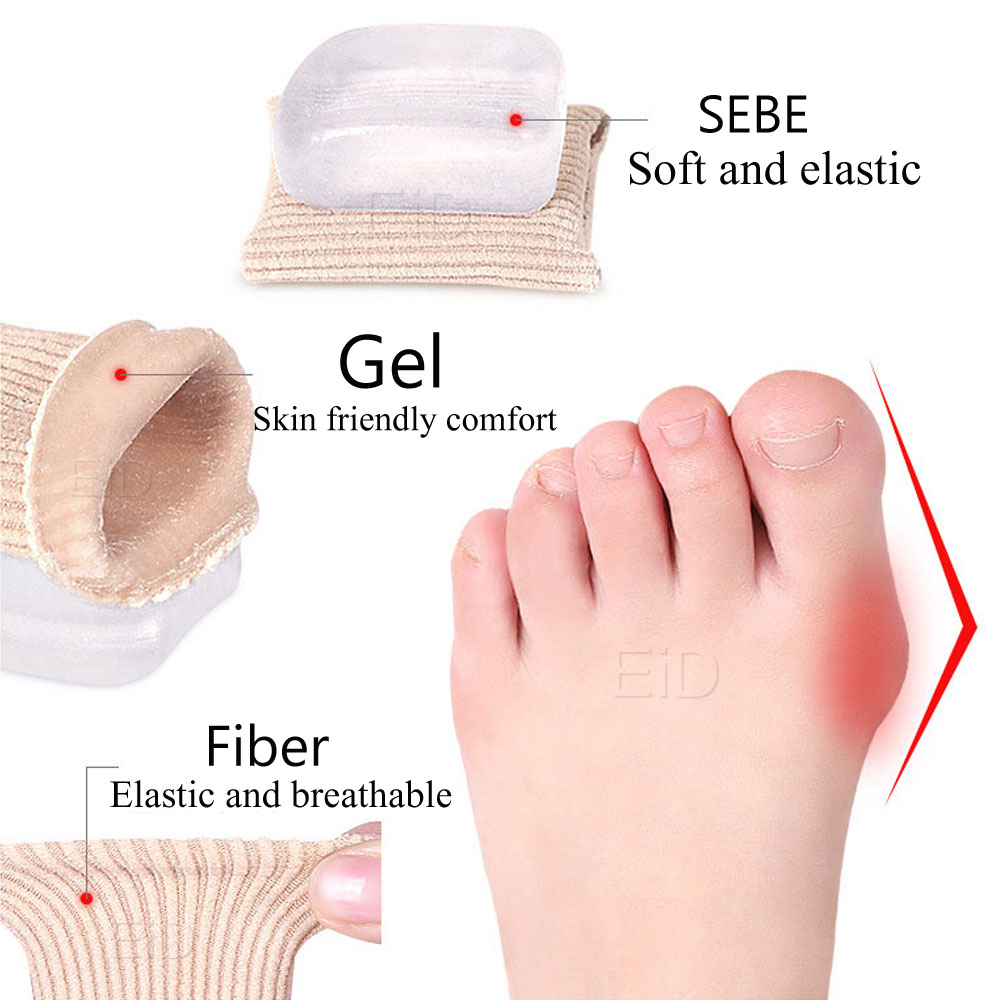 2 PCS Silicone Gel Thumb Corre - Toe Separator Silicon 评论和价格