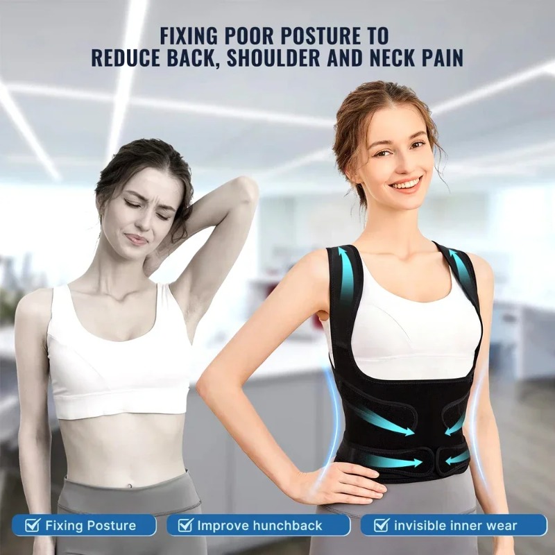 Back Brace Posture Corrector f - Posture Pole Corrector 评论和价格