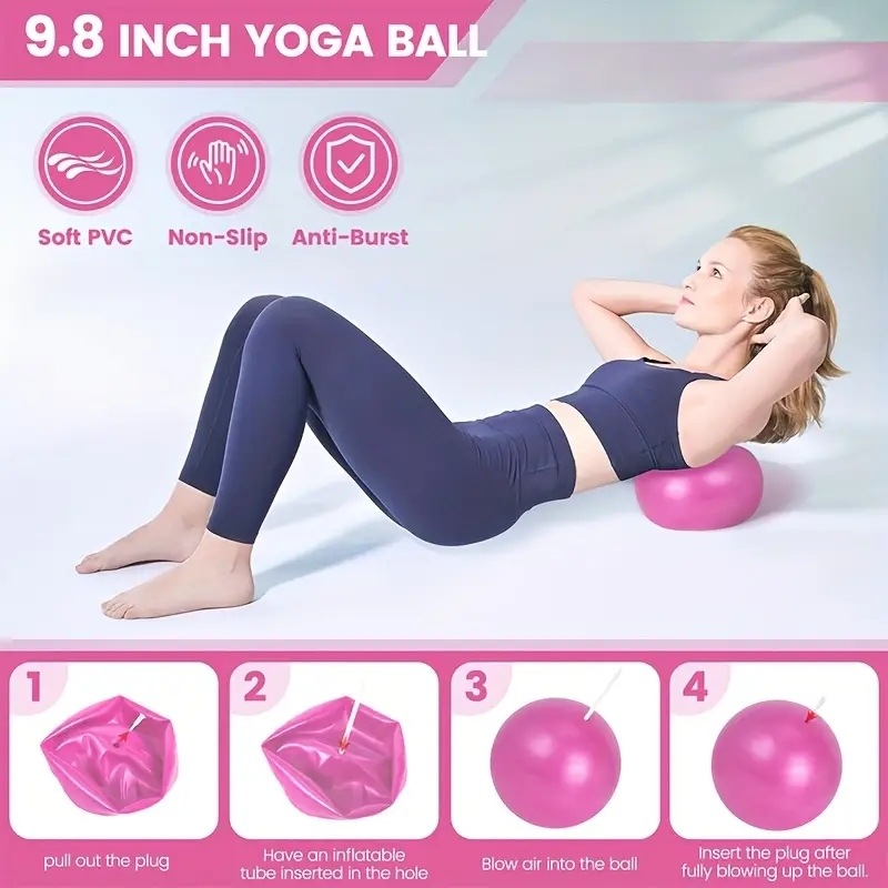 5 Piece Pilates Equipment Set  - Pilates Yoga Ball Exercises 评论和价格