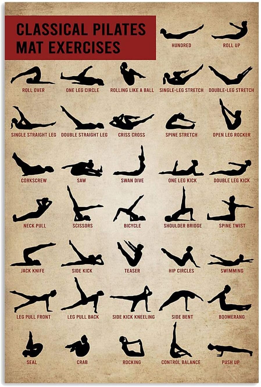 Classical Pilates Mat Exercise - Pilates Yoga Room 评论和价格
