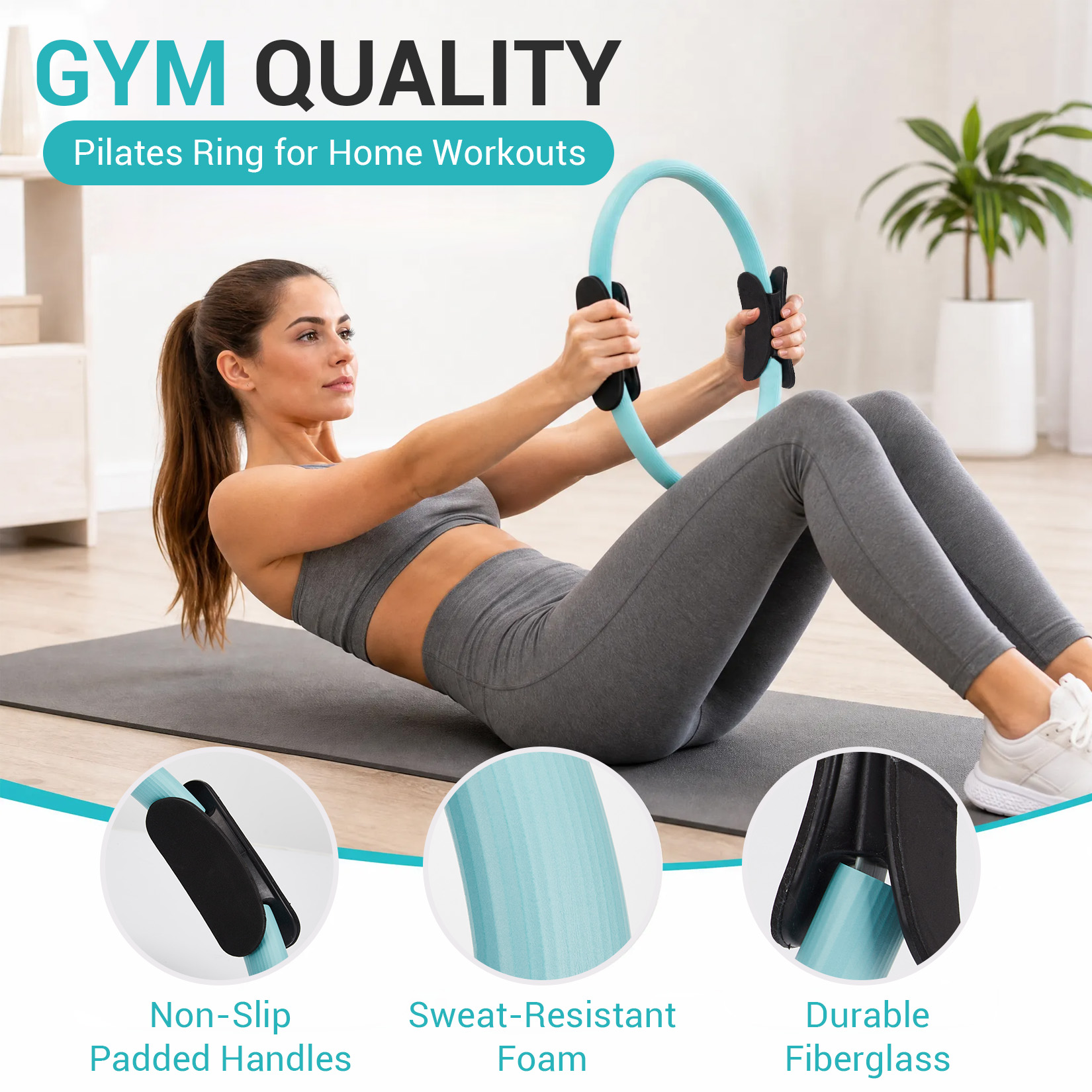 Pilates Training Set, 6-in-1 P - Pilates Yoga Ball Exercises 评论和价格